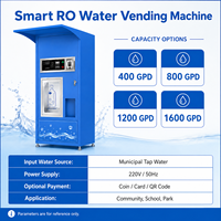 Distributeur automatique d'eau purifiée à monnayeur pour les écoles, les usines, les appartements et les zones communautaires