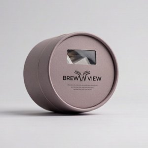 Caja de Regalo Cilíndrica de Cartón Redonda de Lujo Personalizada para Té, con Impresión de Logotipo, OEM ODM - Product Image 4