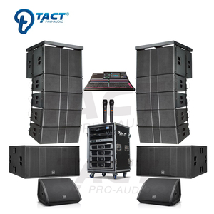TACT Pro Audio Dual 10 Inch Sound Box <strong>Line</strong> <strong>Array</strong> <strong>Speakers</strong> Professional Audio Sound Equipment Outdoor <strong>Speaker</strong> - Product Image 1