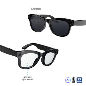 Lunettes de soleil intelligentes M01 Enregistrement photo vidéo Traducteur AI Lunettes intelligentes anti-bleu Audio WIFI Lunettes intelligentes avec caméra - Product Image 2
