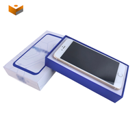 Boîte d'emballage de téléphone portable personnalisée de luxe avec insert en mousse EVA prédécoupée, boîte cadeau pour téléphone portable en papier