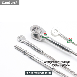 Ensemble de câbles de tension en acier inoxydable 316 pour treillis mural vert et systèmes de plantes grimpantes - Product Image 4