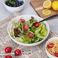 Ensemble de bols et d'assiettes à soupe pour pâtes en céramique, bols à salade, grandes assiettes de service, bol à soupe