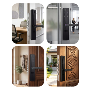 Serrure intelligente Bluelock Tuya <span class=keywords><strong>WisA</strong></span> avec Wi-Fi, reconnaissance faciale 3D, empreinte digitale, clé, en alliage d'aluminium, serrure numérique pour usage commercial et résidentiel - Product Image 3