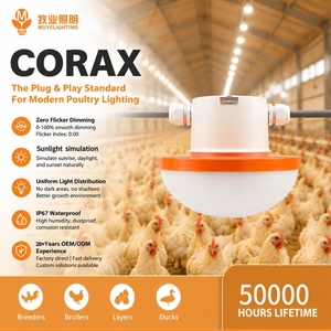 Solución Moderna de Iluminación para Aves de Corral, Lámpara LED para Granja de 48V CC, Sistema Regulable para Gallineros, Simulación Dinámica de Luz Diurna - Product Image 1
