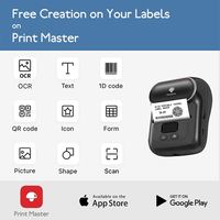 Printer Barcode Phomemo M110 50mm Bluetooth Thermal Foto Stiker Label Maker 2 Inch, Promo Panas 2026