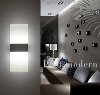 Applique murale LED haut et bas pour chambre à coucher à la maison lampe décorative chevet d'hôtel