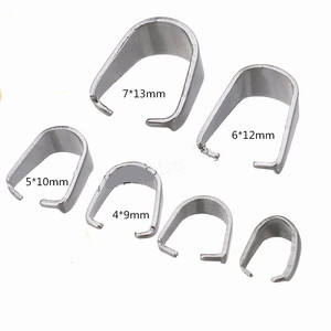 Fermoirs en acier inoxydable or rose, attaches pour breloques, boucles graines <span class=keywords><strong>de</strong></span> <span class=keywords><strong>melon</strong></span>, connecteurs <span class=keywords><strong>de</strong></span> pendentifs pour colliers DIY, composants <span class=keywords><strong>de</strong></span> bijoux - Product Image 3