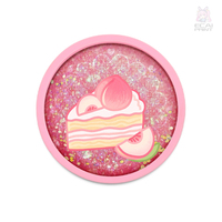 Service OEM : Sous-verre en acrylique style shaker à sable mouvant avec motifs personnalisés pour la promotion d'animations