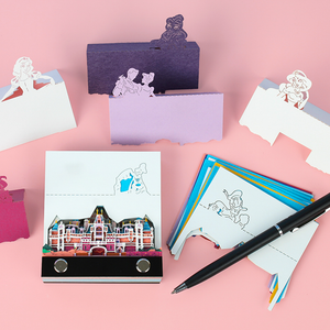 Ensemble cadeau <span class=keywords><strong>de</strong></span> papeterie Kawaii pour l'école bloc-notes 3D calendrier personnalisé 2025 bloc-notes Hary Potter Castle Panda Sticky Note Gift Items - Product Image 5