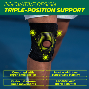 Genouillères de sport respirantes, légères, antidérapantes, en polyester et nylon fin, pour la course à pied, le football, le basketball, printemps, unisexe - Product Image 2