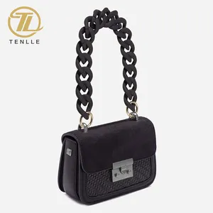 Simple Purse Replacement Chains DIY For Women Acrylic Resin Handbag Chain Detachable Bags Handle Shoulder Strap