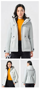 Chaqueta Impermeable PELLIOT para Exteriores, con Capucha, Forro Polar Ligero, 3 en 1, para Senderismo y Viajes, para <span class=keywords><strong>Mujer</strong></span> - Product Image 4