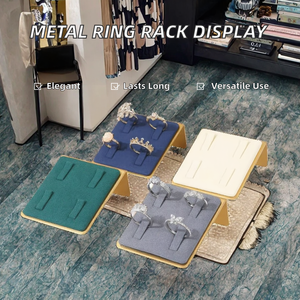 Support de présentation de bijoux en alliage d'aluminium de luxe avec boucle de fermeture, idéal pour vitrine de bijouterie et accessoires de photographie - Product Image 2