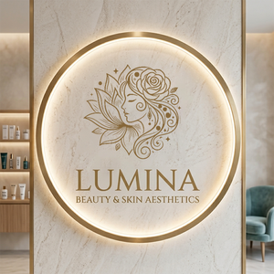 Enseigne en acrylique personnalisée, lettres en relief rétroéclairées par LED, enseignes publicitaires 3D, enseignes lumineuses LED pour entreprises en extérieur - Product Image 1