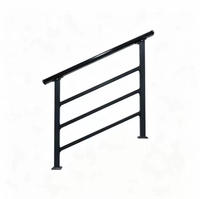 ZJ Maßgefertigtes Farbiges Modernes Aluminium-Geländer, Horizontales Metall-Treppengeländer für Innen-Wohnhaus-Treppenhäuser