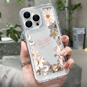 <span class=keywords><strong>Meilleur</strong></span> Brun Rose Fleur Impression Antichoc Espace TPU Housse de Téléphone Portable pour <span class=keywords><strong>Iphone</strong></span> 8 X <span class=keywords><strong>Xr</strong></span> Xs 11 12 13 14 15 16 17 Pro Max - Product Image 3