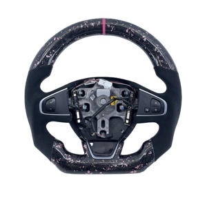<span class=keywords><strong>Volant</strong></span> en fibre de carbone rose forgé RPPF, best-seller, pour Renault Mégane / Scénic - Product Image 1