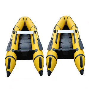 Super power 3 Persons 2.3M Assault Boat PVC Inflatable canoe with Free Accessories