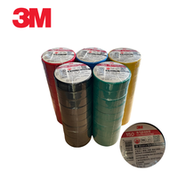 Cinta Aislante Eléctrica 3M 150, Cinta de Vinilo Temflex de Una Cara para Marcar Cables