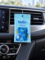 Diffuseur de parfum de poche Yes Aroma Stella Power, senteur freesia et poire, carte parfumée portable, accessoire de voiture pour pare-brise