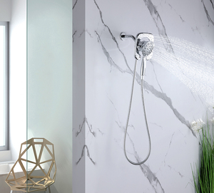 Amazons Best Selling OEM ODM Luxury <strong>Chrome</strong> Magnetic Combo Set Shower Head Set with Magnetic Holder - Product Image 3