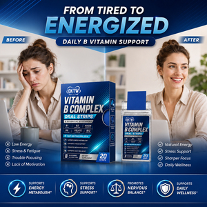 Tiras Orales de Complejo Vitamínico B con Folato, Sin Necesidad de Agua, Fórmula de Suplemento Diario para el Bienestar, Venta al Por Mayor - Product Image 6