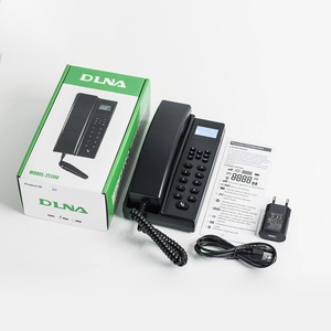 Téléphone filaire de bureau DLNA ZT200 - Écran LCD pour l'identification de l'appelant, clavier facile à utiliser, idéal pour <span class=keywords><strong>la</strong></span> <span class=keywords><strong>communication</strong></span> à domicile et au bureau - Product Image 1