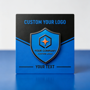 Pin Metálico Personalizado con Escudo Corporativo, Esmalte Duro, Grabado, Impresión, Aleación de Zinc Galvanizado, Regalo Empresarial, Diseño Moderno - Product Image 2
