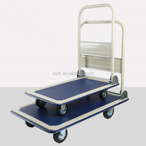 RH-WT01-2 900*600*850 मिमी 300kg क्षमता टिकाऊ धातु लॉजिस्टिक ट्रॉली/लॉजिस्टिक प्लेटफॉर्म कार्ट - Product Image 3