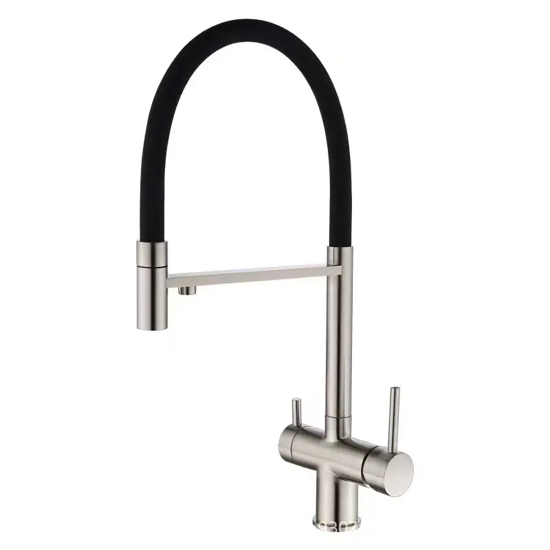Double Handle Kitchen Filter Drinking Water Kitchen Faucet Water purifier Healthy Kitchen 304 stainless steel