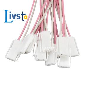 2 Pinli Su Geçirmez Saf Bakır İletkenli Araç Kablo Demeti IP67 Dereceli Beyaz Konnektör DJ70220Y-2-21 - Product Image 5