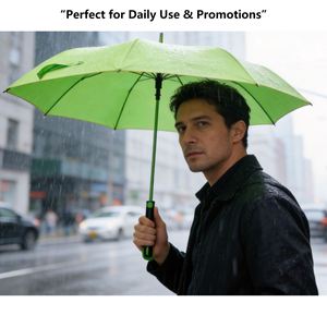 Parapluie de golf semi-automatique de 21 pouces avec un design minimaliste moderne, protection contre le vent et le soleil pour adultes - Idéal pour les voyages - Product Image 3