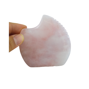 Gua Sha Stein Werkzeug Natürlicher Rosenquarz Schmetterling Guasha Schaber Acupuntura Gesicht Rücken Fuß Massage gerät Gesundheits wesen Stein therapie - Product Image 3