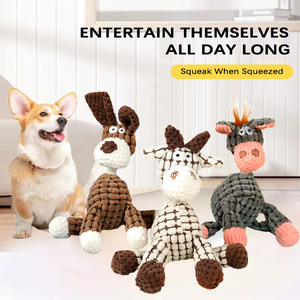 Vente en gros de jouets interactifs en peluche mignons en caoutchouc résistant à la mastication jouet écologique à usage quotidien pour chiens - Product Image 2