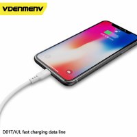 DENMEN D01V Chine Fabricant VDENMENV D01T Câbles de charge rapide Usb vers Micro Type c pour téléphones