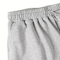 Sweat-shirt de jogging à double couche et taille pour hommes, short de basket-ball en tissu Streetwear, pantalon en polaire d'impression DTG personnalisé pour hommes