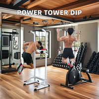 Tour de puissance en acier multifonctionnelle portable équipement de musculation à usage domestique barre de traction Push-Up Dip barres parallèles en métal