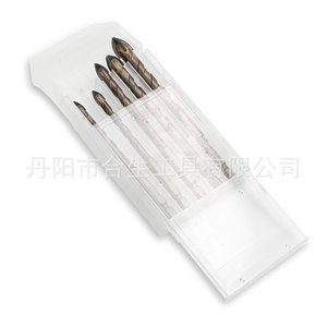 Brocas para azulejos Mr Drill con vástago hexagonal de 6 mm, 8 mm, 10 mm y 12 mm con revestimiento de TiCN para paredes de cerámica y materiales sintéticos. - Product Image 4
