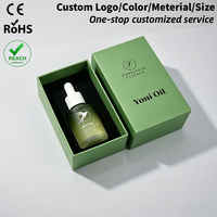 Bouteilles en verre à épaule oblique avec compte-gouttes dégradé pour cosmétiques liquides, huile à barbe et cheveux, avec bouchon en bois, personnalisables avec logo, 15ml, 30ml, 60ml