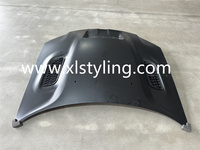 Pièces automobiles carrosserie modifiée capot avant de voiture en aluminium style Hellcat avec lunette sans ventilation pour 2011-2023 Chrysler 300 C