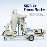 Petite machine de traitement des graines d'avoine pour moulin à céréales, nettoyeur à tamis pneumatique, unité compacte et abordable, peu encombrante
