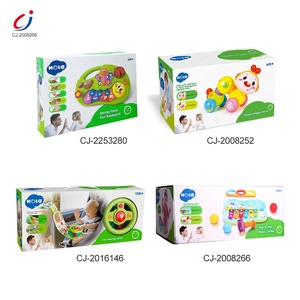 Jouets musicaux pour bébés, xylophone en plastique, jouets éducatifs, marteau à billes, piano à marteler - Product Image 6