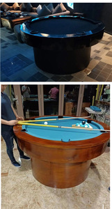 Bàn bida tròn bằng đá phiến, thiết kế mới, giá rẻ, phổ biến, dùng được trong nhà hoặc ngoài trời - Product Image 6