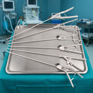 <b>Laparoscopic</b> Surgical <b>Instrument</b> Set Manual Steel <b>Training</b> Tools for Laparoscopy Practice CE ISO13485 Certified Class II - Product Image 1
