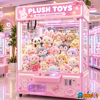 Prix de gros : Peluches de 8 pouces pour machines à grue, cadeaux animaux mignons pour jeux de griffes, faveurs de fête et détaillants de produits de divertissement