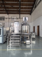 Tanque de Mezcla con Calentamiento y Agitador para Mezclar Cosméticos, Champú y Lociones
