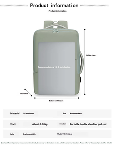 Mochila de <span class=keywords><strong>Viaje</strong></span> de 15.6 Pulgadas, Mochila <span class=keywords><strong>para</strong></span> Computadora Portátil <span class=keywords><strong>para</strong></span> la Universidad, con Puerto de Carga USB, Mochila de Mano <span class=keywords><strong>para</strong></span> Aviones - Product Image 5