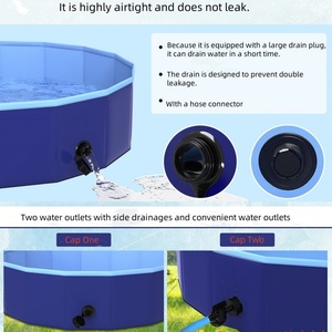 Piscine gonflable en PVC pour chien, chat et enfant, sports aquatiques en plein air - Product Image 4