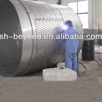 Cuve de fermentation industrielle en acier inoxydable 5000L, réservoir sous pression contrôlé par PLC, équipé d'un moteur, à vendre